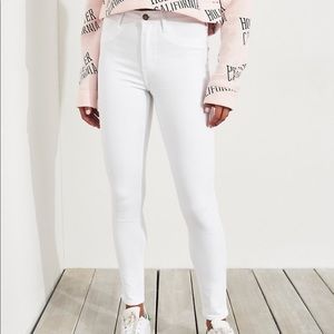 Advanced Stretch High Rise White Jeggings (Junior)